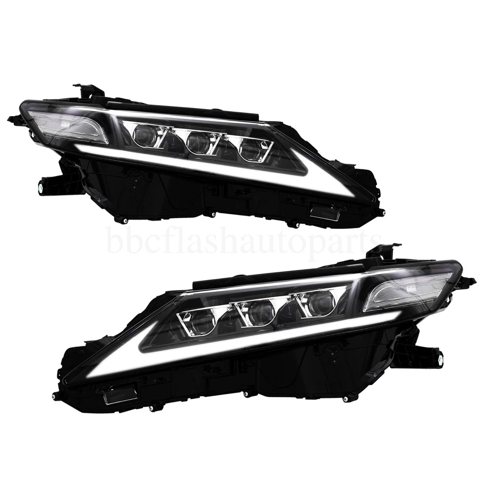 s-l960 (14) Lexus Style LED Headlights Modified Toyota Camry 2018–2023